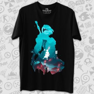 تیشرت NieR طرح 2B Exposure Silhouette