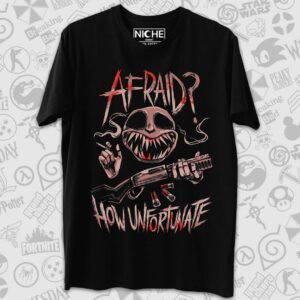 تیشرت Buckshot Roulette طرح Afraid