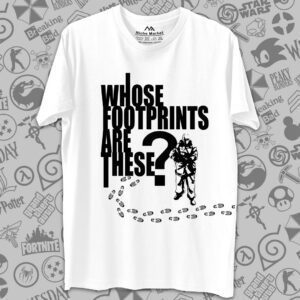 تیشرت Metal Gear طرح Snake Footprints