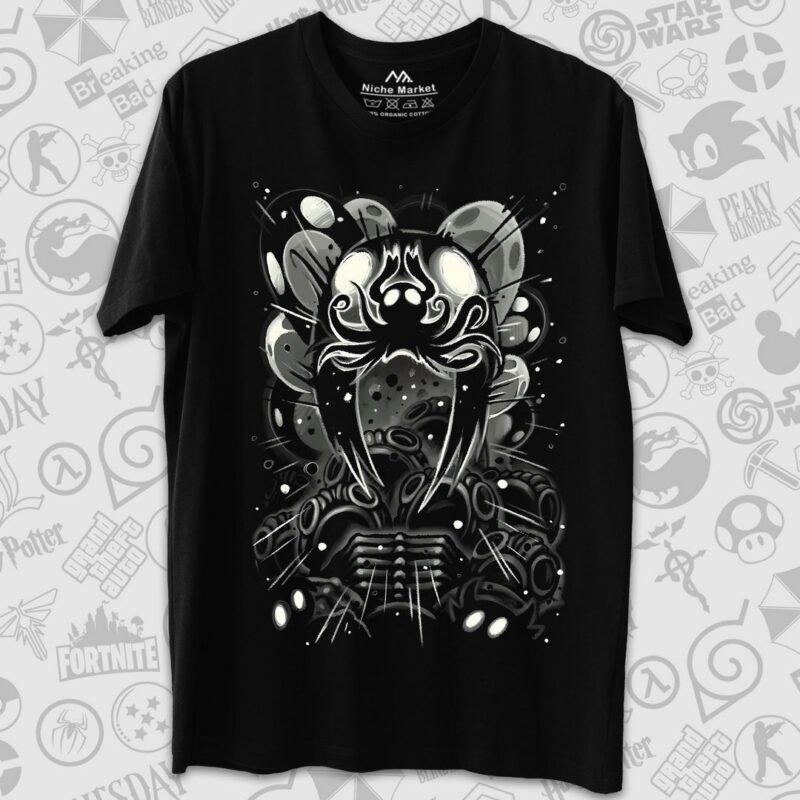 Hollow Boy Gray and White Silhouette - 1K JPEG