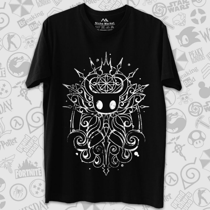 Hollow Knight White Silhouette - 1K JPEG