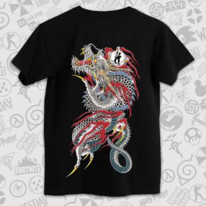 تیشرت Yakuza طرح Dragon Tattoo