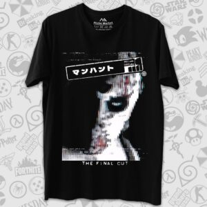 تیشرت Manhunt طرح Cover Art with Japanese Text