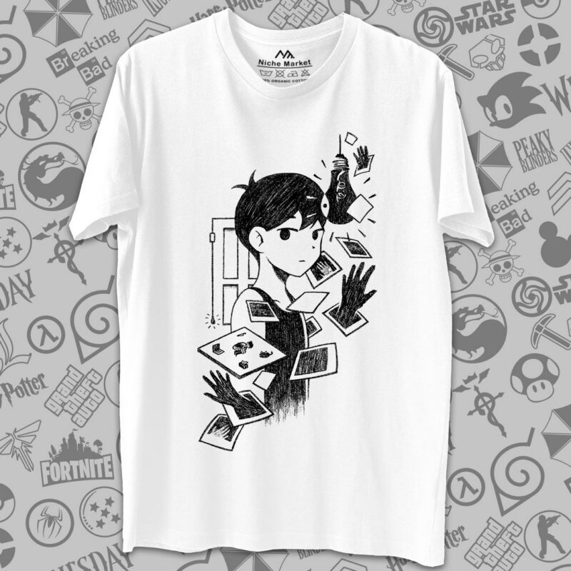 Omori Side White Shirt - 1K JPEG