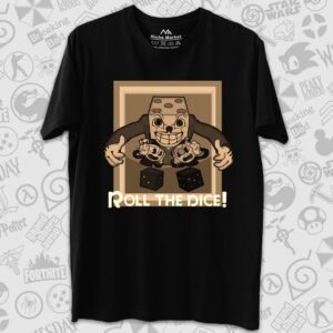 تیشرت Cuphead طرح Roll The Dice