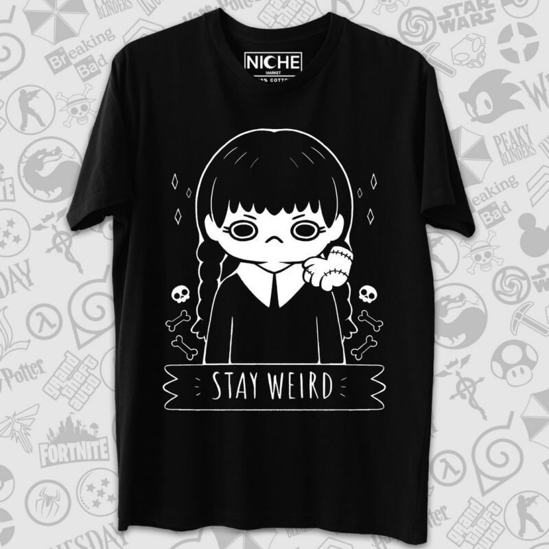Stay Weird Wednesday Tshirt - 1K JPEG