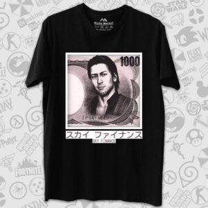 تیشرت Yakuza طرح Akiyama Sky Finance