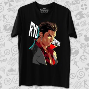 تیشرت Yakuza طرح Kiryu Side Portrait