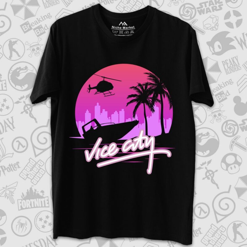 Vice City B Shirt - 1K JPEG