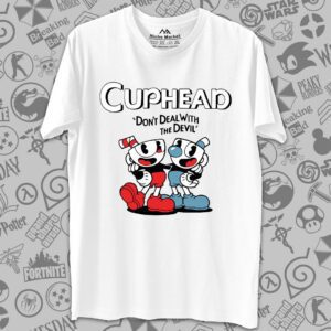 تیشرت Cuphead طرح Don't Deal with the Devil