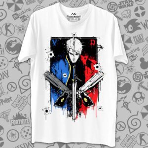 تیشرت Devil May Cry طرح Playing Card