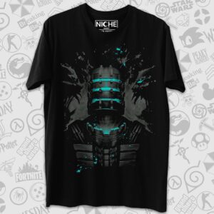 تیشرت Dead space طرح Isaac Grunge and Health Bar