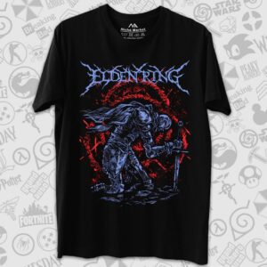 تیشرت Elden Ring طرح Knight Splatter Kneeled Over