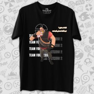 تیشرت Team Fortress طرح Don't Run It's just Goosht