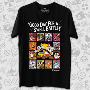 تیشرت Cuphead طرح vs All Bosses