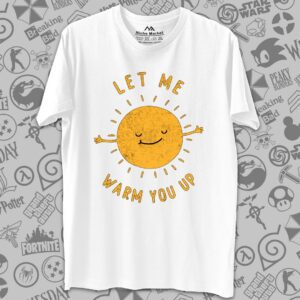 تیشرت فانتزی طرح خورشید گرما دهنده