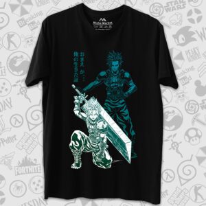 تیشرت Final Fantasy طرح Cloud with Zack's Spirit