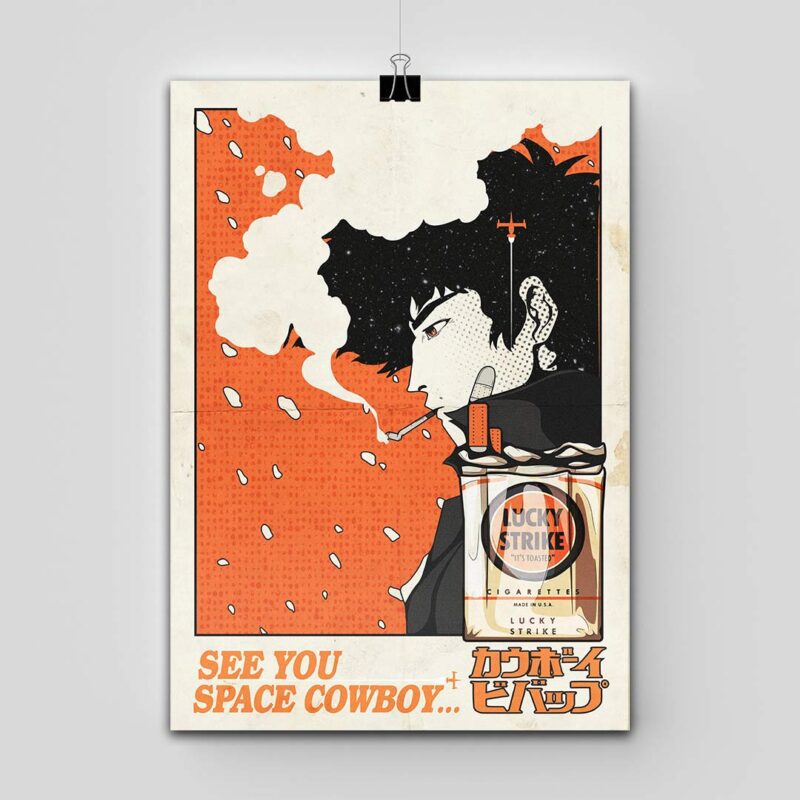 Cowboy Bebop Lucky Strike Poster
