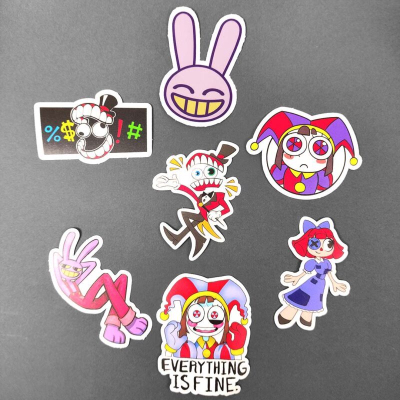 D Circus Stickers
