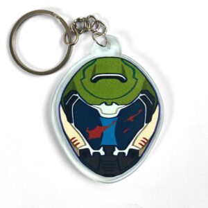 جاکلیدی Doom طرح Doomguy Helmet