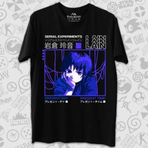تیشرت Serial Experiments Lain طرح Streetwear Lain Purple