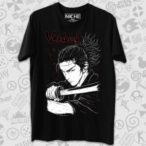 تیشرت Vagabond طرح Miyamoto Musashi Minimal 1