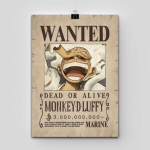 پوستر One Piece طرح Gear 5 Wanted
