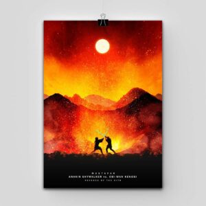 پوستر Star Wars طرح Mustafar Dual