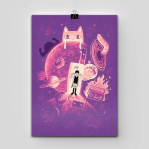 پوستر OMORI طرح Headspace
