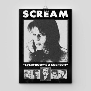پوستر Scream طرح Everybody's A Suspect