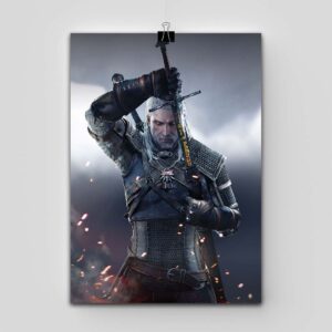 پوستر Witcher طرح Geralt Sword