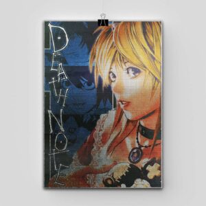 پوستر Death Note طرح Misa Amane Halftone