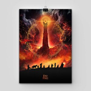 پوستر Lord of the Rings طرح One to Rule Them All