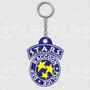 جاکلیدی Resident Evil طرح S.T.A.R.S Badge