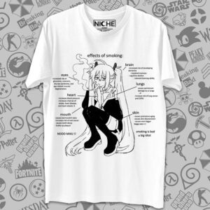 تیشرت Vocaloid طرح Smoking Miku