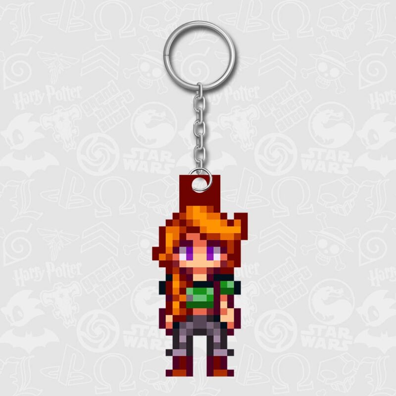 Stardew Valley Leah Keychain