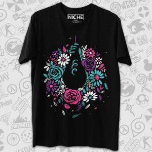 تیشرت OMORI طرح Flower Crown