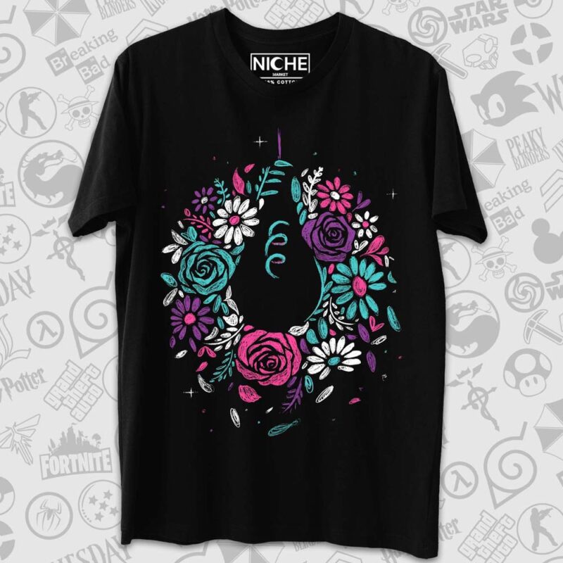 Tshirt Blackdsad with designs