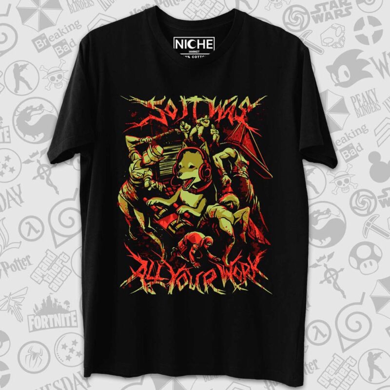 Tshirt Blacیسشسk with designs 2