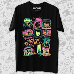 تیشرت Stray طرح Stray Antics