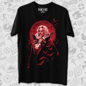 تیشرت Castlevania طرح Crimson Eclipse