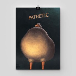 پوستر Meme طرح Judgmental Duck