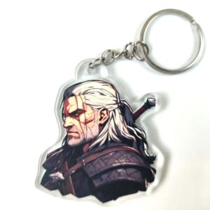 جاکلیدی Witcher طرح Geralt Side Stare