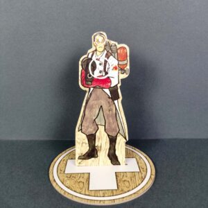 استند آکرلیک Team Fortress طرح Medic Target Practice