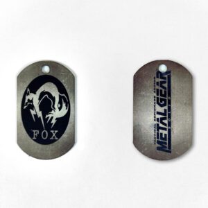 پلاک فلزی Metal Gear طرح Fox