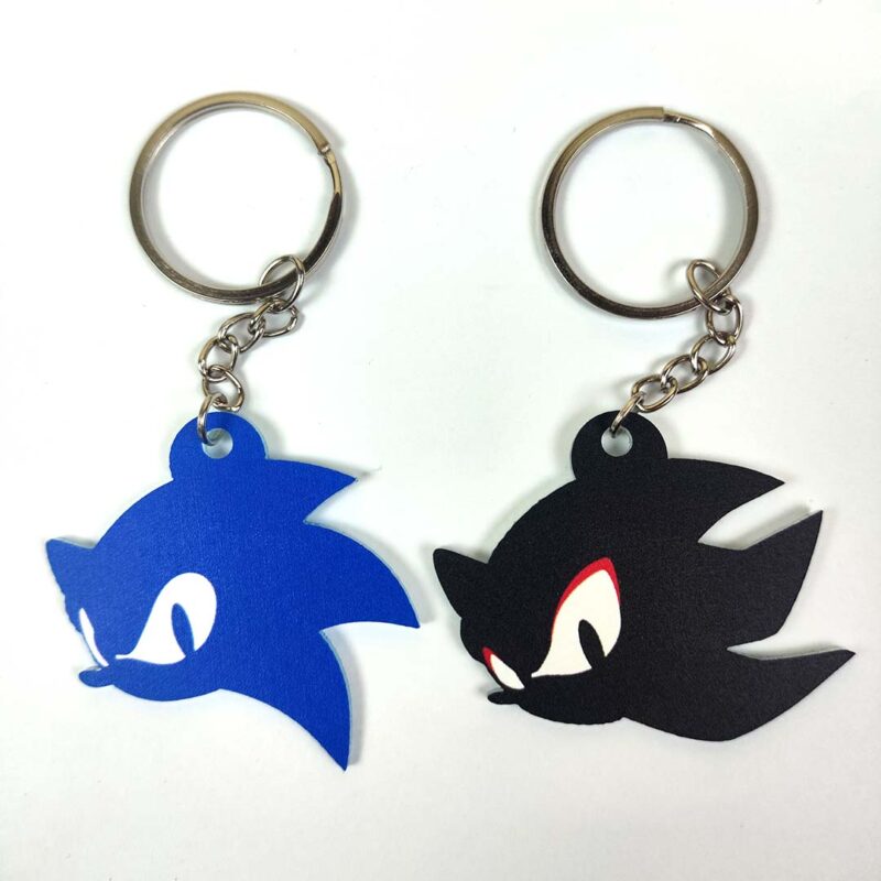 sonic&shadow Keychain 1