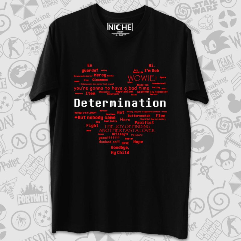 Determination Soul Undertale Tshirt
