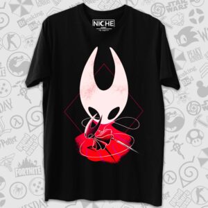 تیشرت Hollow Knight طرح Hornet Red Silhouette