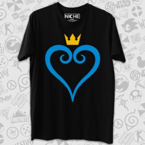 تیشرت Kingdom Hearts طرح Heart Logo