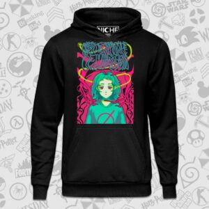 هودی مشکی طرح milk outside a bag of milk outside a bag of milk